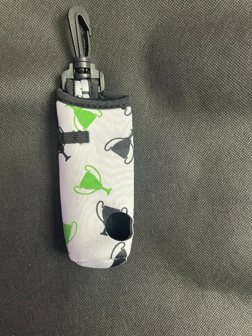 tee & golf ball holder (holds 3 tees and 3 golf balls)